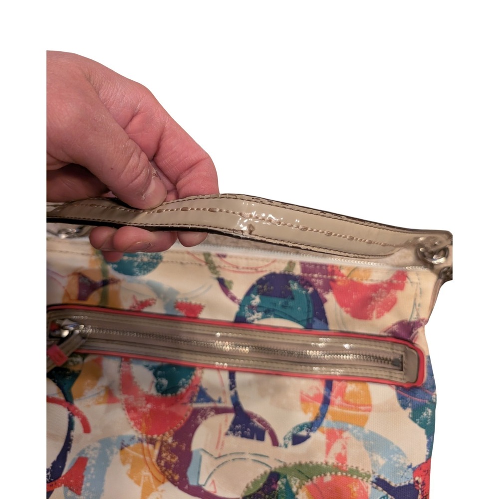 Coach Poppy Stamped C Hippie Shoulder Bag - Picture 5 of 12